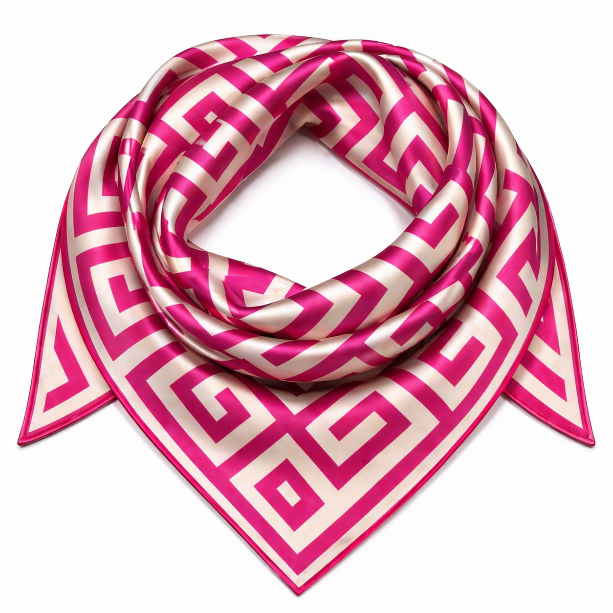 Greek Key Collection - Hot Pink