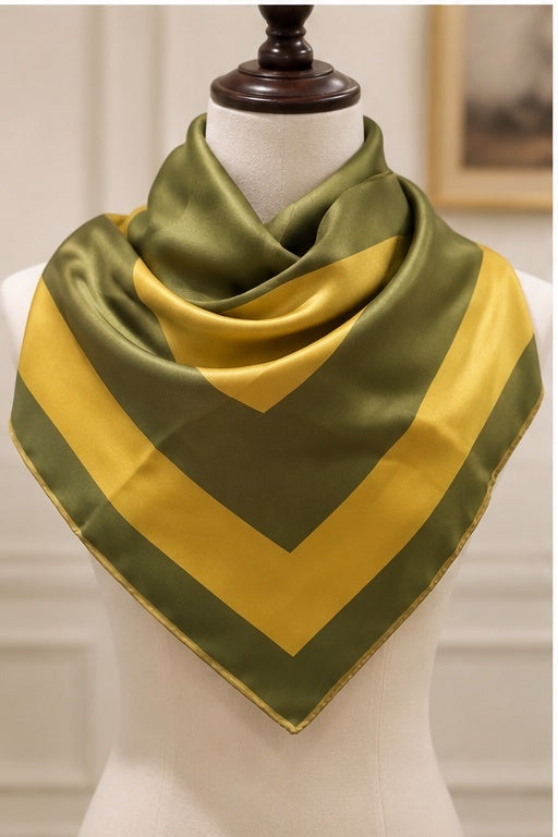 Color Block Collection - Chartreuse and Olive Green