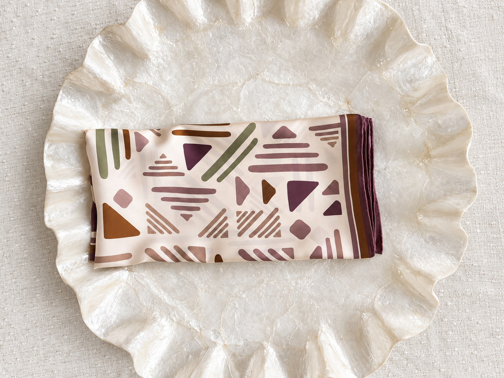 Terrazzo Silk Scarf