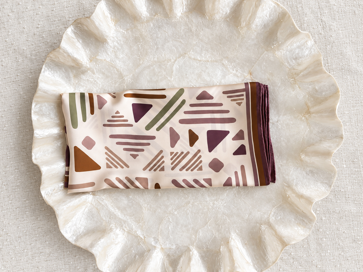 Terrazzo Silk Scarf