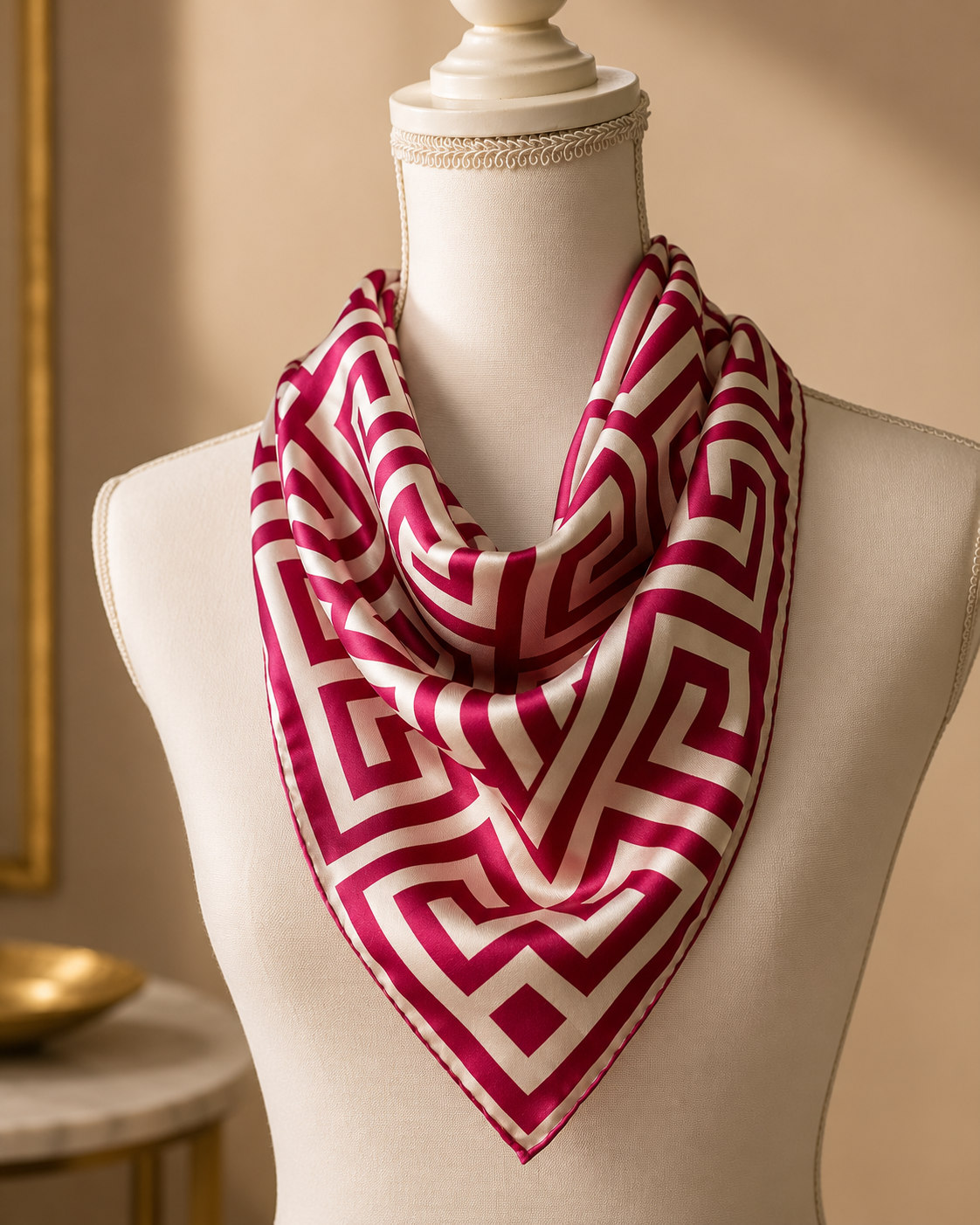 Greek Key Collection - Hot Pink