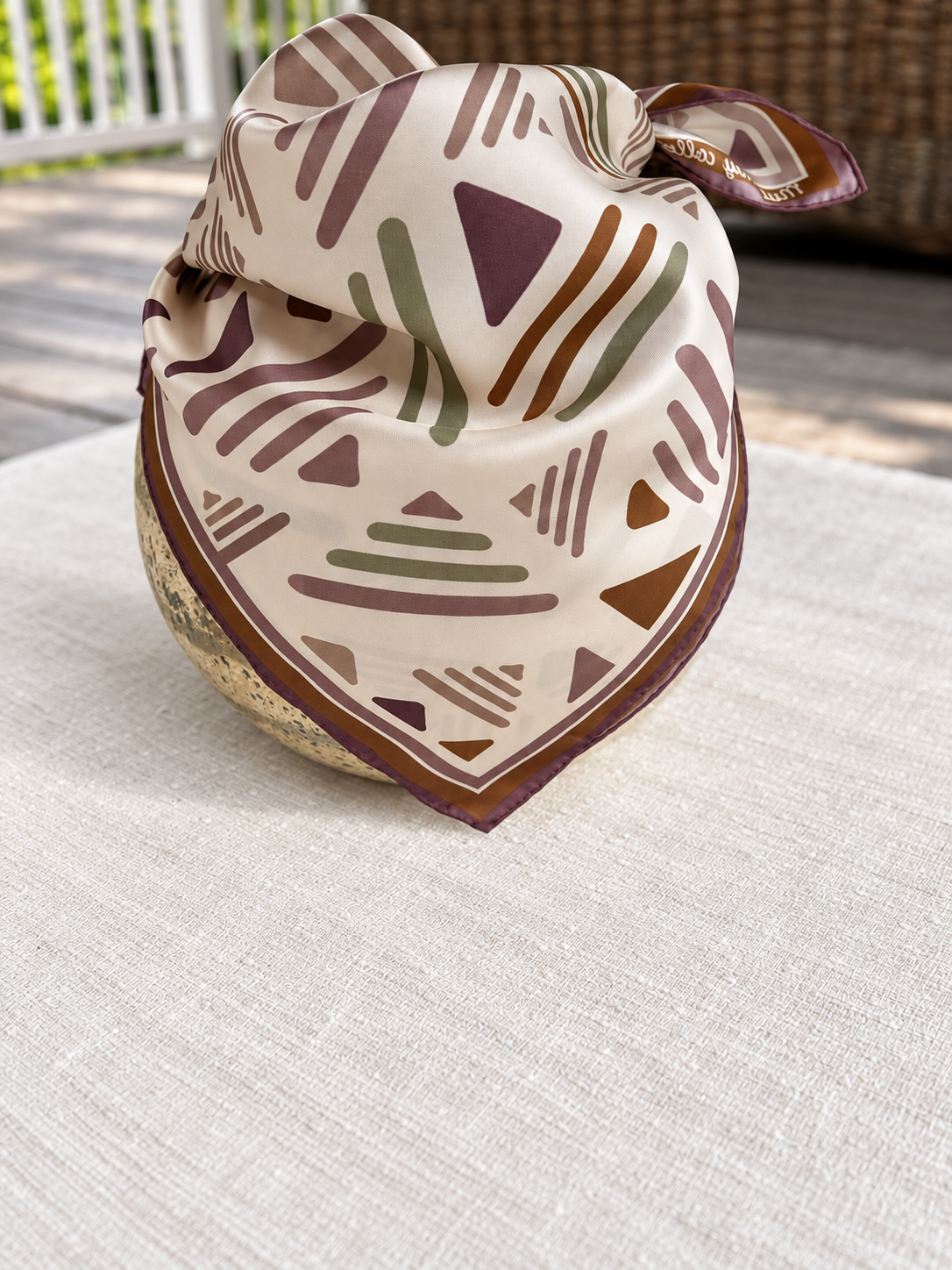 Terrazzo Silk Scarf