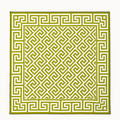 Greek Key Silk Scarf